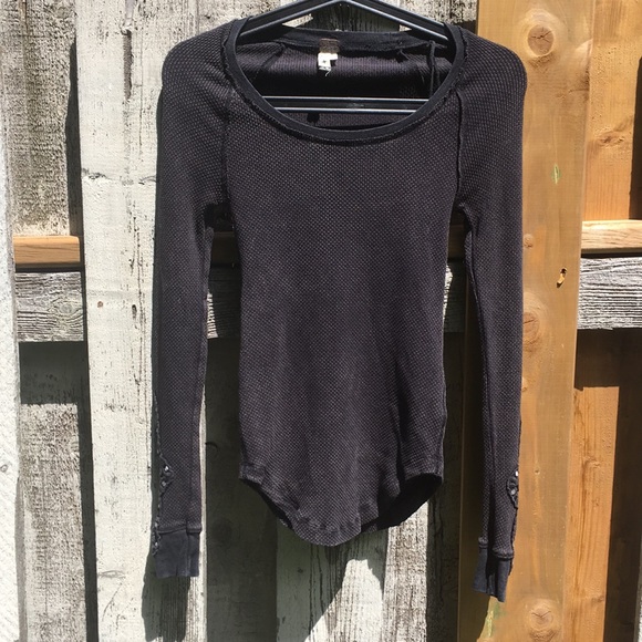Free People Tops - We the free Free People grey thermal XS Free People Tops - We the free Free People grey thermal XS